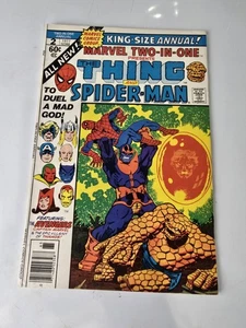 Marvel Two-In-One Annual #2 Sehr guter Erhaltungszustand/NM 9.0 Thanos, Spider-Man, Thing! Marvel 1977 - Bild 1 von 5