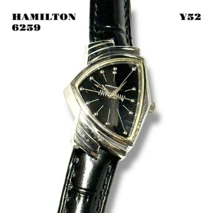 HAMILTON Ventura 6259 Watch, Black & Silver, Limited Time Offer - Picture 1 of 16