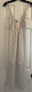 $47 Missguided Maternity Midaxi Ditzy Floral Size 6 Sundress With Ruched Bust - Picture 1 of 14