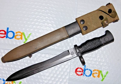 Cuchillo Bayoneta y Vaina Hoja Bolo Combate Español M1964 - Excedente Militar 1 Foto 1 de 4