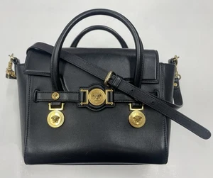 Versace La Medusa Henkeltasche schwarz Leder - Bild 1 von 24