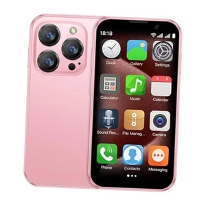 XS18Pro 3G Mini Smartphone 3.0 Inch WiFi GPS Quad Core Android 8.1 Cute Pink - Picture 1 of 7