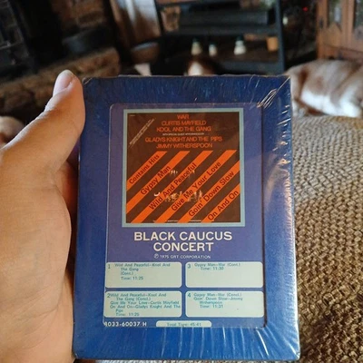 BLACK CAUCUS CONCERT - Original sealed 8 track cassette tape - Image 1 of 2