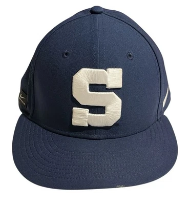 Penn State Nittany Lions Nike On Field Dri-Fit Size 7 1/4 Cap Hat Logo Fitted - Image 1 of 4