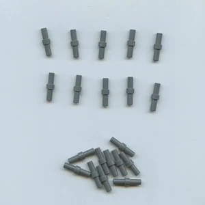 Lego x 20 dunkel bläulich grauer Stab 2L mit Anschlagring 78258 - Bild 1 von 1