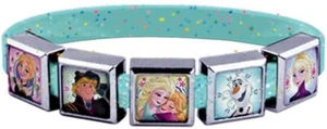 Brand New Frozen 5-Charm Bracelet With Interchangeable Charms Size Medium - Picture 1 of 5