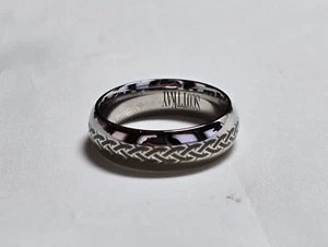 MAN'S SCOTT KAY COBALT WEDDING RING SIZE 10 - Picture 1 of 4