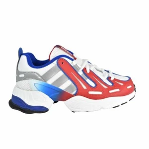NEW adidas EQT GAZELLE J Big Kids Basketball Sneaker Shoes EG6480 Red Blue White - Picture 1 of 4