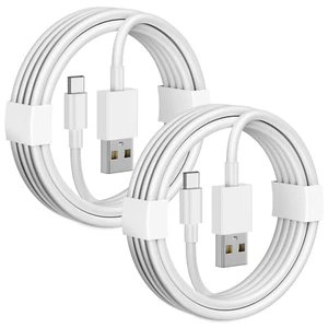 Car Carplay Cable for Iphone 16/15 Pro Max/Plus/16E USB C Charger Cord, 2Pack US - Picture 1 of 12