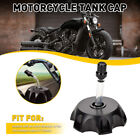 51Mm Motorcycle Gas Cap Gas Fuel Tank Cap Gas Lid Dirt Bike Black Aluminum Alloy