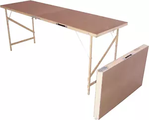 Wooden Hardboard Folding Wallpaper Paste Pasting Table - Picture 1 of 1