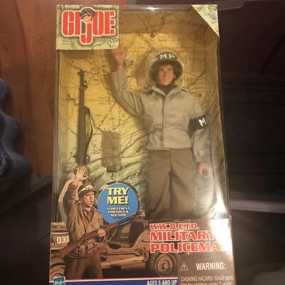 Figura de acción Hasbro 1999 GI Joe Segunda Guerra Mundial E.T.O policía militar nueva en caja Foto 1 de 4