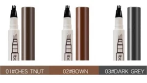 CHESTNUT Microblading Tattoo Eyebrow Ink Pen Long Lasting Waterproof Pencil  - Picture 1 of 9
