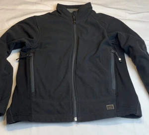 REI Kids Youth Black Fleece Lined Full Zip Up Jacket Size L(12/14) - Picture 1 of 6