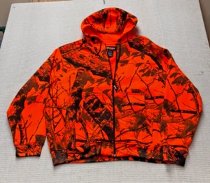 Outfitters Ridge Orange Camo Hoodie Hunting Zipped 2xl(50-52) - Picture 1 of 9