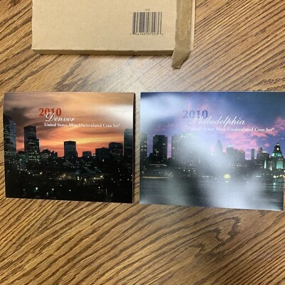 2010 United States Mint Uncirculated Coin Set - Philadelphia and Denver U10 - Image 1 of 4