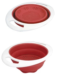 Silikon - Sieb rund - faltbar Abseiher Brotkorb Obstkorb - Bild 1 von 1