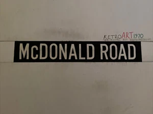 Edinburgh Vintage Rare Bus Blind 1512 28” - Gift - McDonald Road - Picture 1 of 12