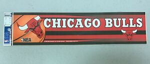 Chicago Bulls Vibrant Official NBA Team Logo Car Bumper Sticker Decal Decor NEW