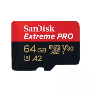SanDisk 64GB MICRO SD Extreme Pro 4K UHD and Full HD Memory Card 200MB/s Class10 - Picture 1 of 1