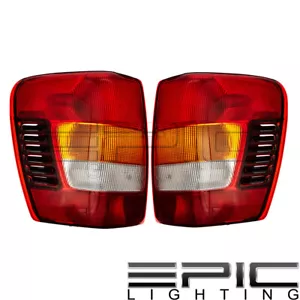 Rear Brake Tail Lights for 2002-2004 JEEP GRAND CHEROKEE - Left Right Sides Pair - Picture 1 of 2