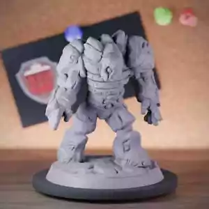Forest Golem Miniatur Rune Guardian Dungeons and Dragons Mini-RPG DnD 5e TTRPG - Bild 1 von 8