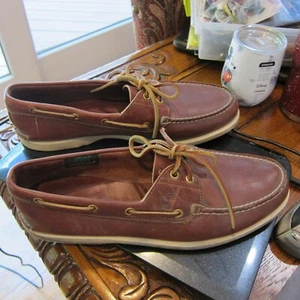 HERREN TIMBERLAND DOCKSIDERS GRÖSSE 12N BRAUN SCHNÜRER - Bild 1 von 9