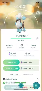 Pokemon - Furfrou Star Trim!! ¡Envío el mismo día o al día siguiente garantizado! Go - Imagen 1 de 1
