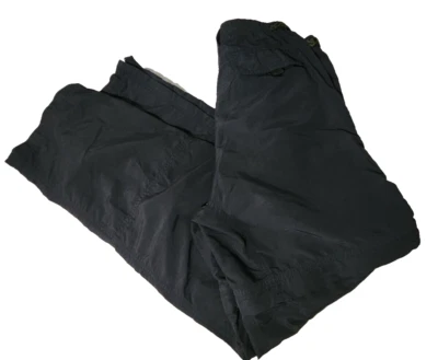 EMS Eastern Mountain Sports Women's Pants 8 Black Convertible Nylon Cargo Pants - Image 1 of 4