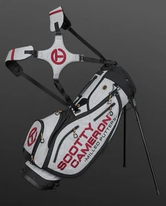 Scotty Cameron 2025 - SC Geo Pathfinder Stand Bag - The British Open - White/Red - Picture 1 of 1