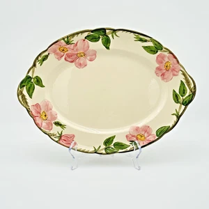 Vintage Franciscan Desert Rose Oval Serving Platter 14" Made in California - Picture 1 of 5