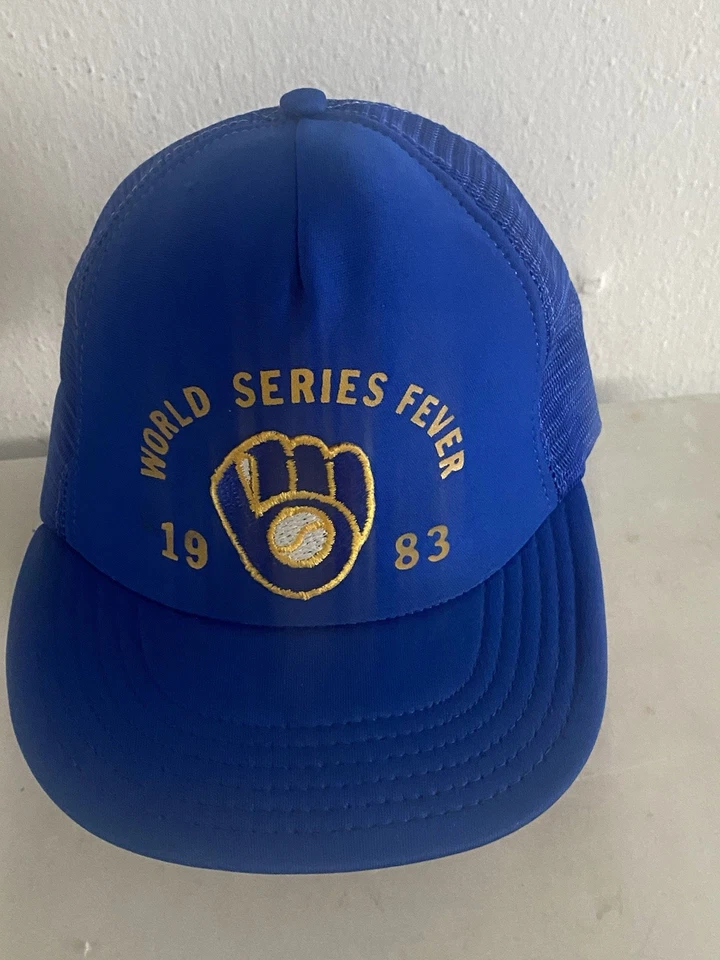 Gorra Milwaukee Brewers 1983 Serie Mundial Fiebre Malla SnapBack Gorra Hecha en EE. UU. Foto 1 de 4