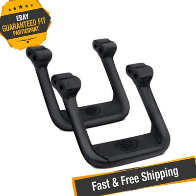 CARR 101251 Hoop II Black Aluminum Steps for 2018-2022 Jeep Wrangler JL Foto 1 de 4