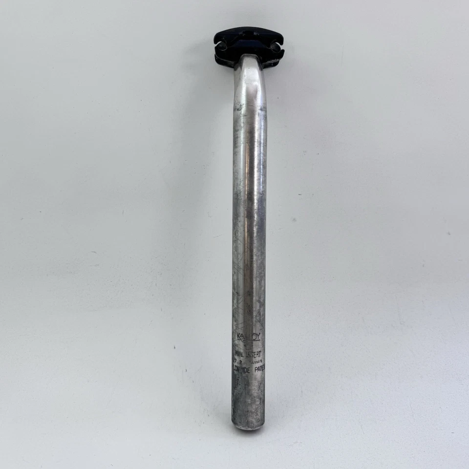 Tija de sillín vintage Kalloy 27,2 mm aleación plateada 300 mm montaña MTB en todo el mundo A10 Foto 1 de 4