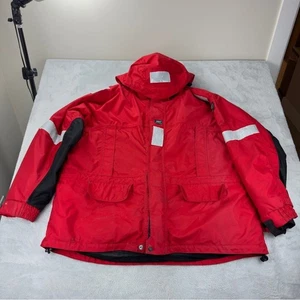 Veste d'hiver rouge/noir parka Bravo homme Helly Hansen Industrial taille 3XL - Photo 1/16