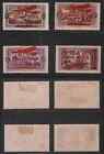 Lebanon 1928 red Airplane three-line ovpt. on 1925 set