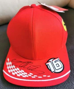 Charles Leclerc SIGNED  F1 Ferrari 2021 OFFICIAL SUPPLIER PUMA baeball cap - Picture 1 of 12