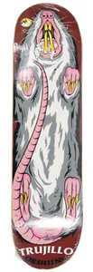 ANTIEROE Tony Trujillo Raro Deck Skateboard - NUOVO - RATTO rabbioso - 2010 - Ish Skate - Foto 1 di 2