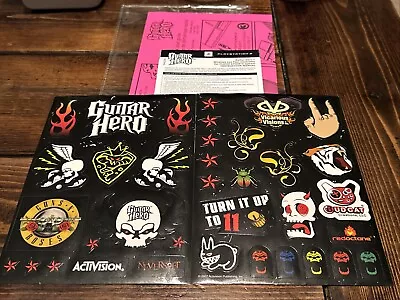 Pegatinas Guitar Hero para controlador de guitarra inalámbrico Les Paul PS3 - Nuevas Foto 1 de 3