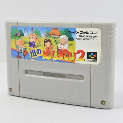 Super Famicom KAWA NO NUSHI TSURI 2 Cartridge Only Nintendo sfc - Image 1 of 2