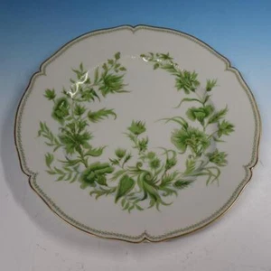 Haviland Limoges Porcelain - Carette Dinner Plate - Green Floral - 10¼ inches - Picture 1 of 3