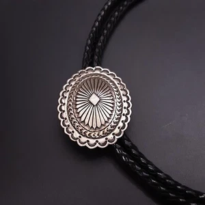Ray Tracey Knifewing Segura Sterling Silver Bolo Neck Tie - Picture 1 of 11