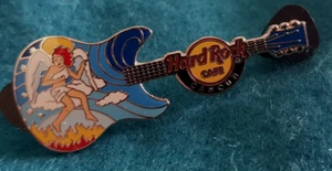 CANCUN *ERIC CLAPTON* PAINTED RED HEAD WINGED ANGEL GUITAR Hard Rock Cafe PIN - Picture 1 of 1