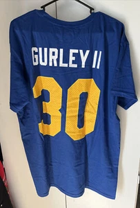 Super Bowl Pro Line- Fanatics Gurley II T-Shirt Men’s XXL Blue/ Yellow NWT - Picture 1 of 5