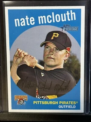 2008 Topps Heritage #290 Nate McLouth Pirates 8 - NM/MT B08H - Image 1 of 2