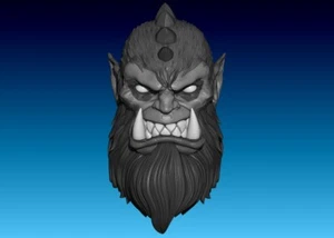 Beast Man Masters of the Universe custom head for action figures - Picture 1 of 1