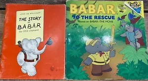 The Story Of Babar The Little Elephant Jean De Brunhoff & Babar To The Rescue - Picture 1 of 7