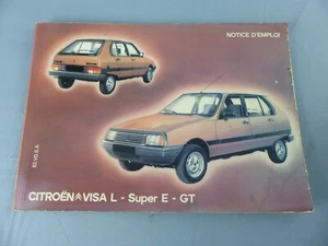 Mode d'emploi CITROËN VISA SUPER 1983 notice d'entretien manuel d'utilisation - Imagen 1 de 1