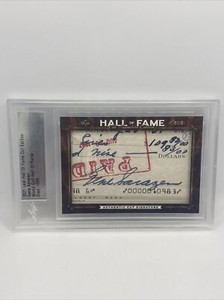 2021 Leaf Hall of Fame Cut Signature Edition Gene Saracen World Gold HOF