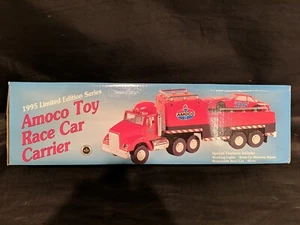 1995 Limited Edition AMOCO Toy Race Car Carrier Truck Still New in Original Box - Picture 1 of 3